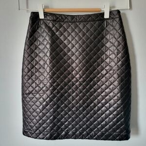 CAMELEON Quilted Black Skirt